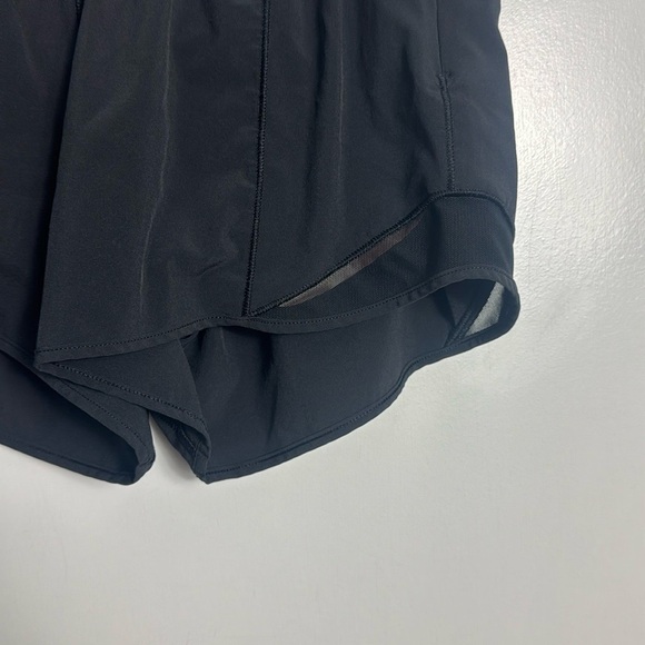 Lululemon Hotty Hot Short II Long 4" Black Size 6 Tall - Picture 4 of 13